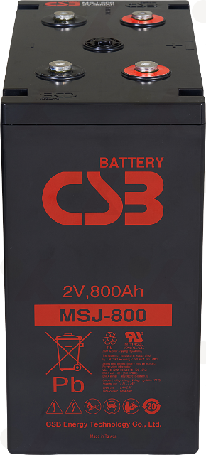 MSJ 系列 - 工業級大容量 2V 備能蓄電池